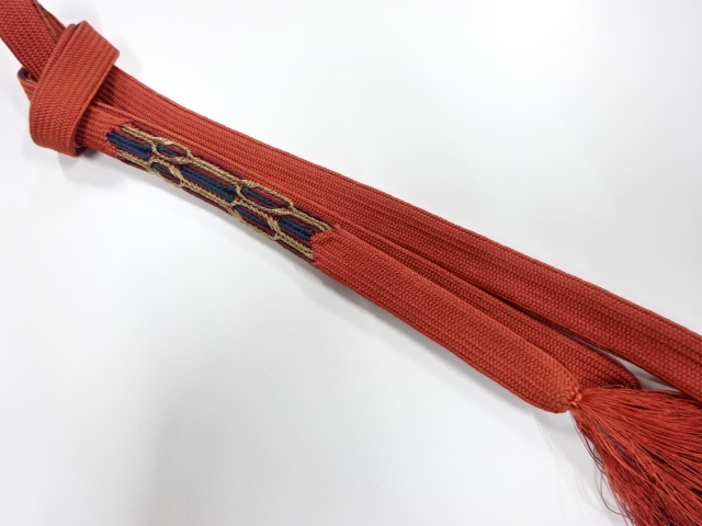 SALE!! JAPANESE KIMONO / KORAI HAND-TIED OBIJIME