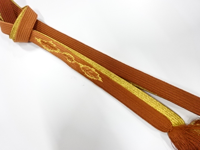 SALE!! JAPANESE KIMONO / KORAI HAND-TIED OBIJIME