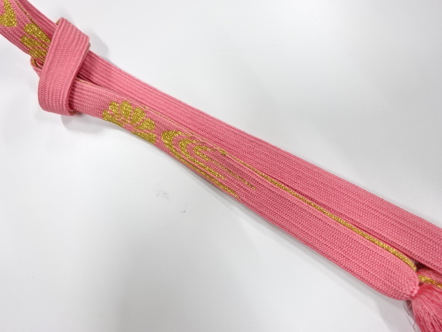 SALE!! JAPANESE KIMONO / KORAI HAND-TIED OBIJIME