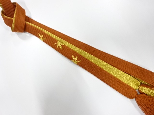 SALE!! JAPANESE KIMONO / KORAI HAND-TIED OBIJIME