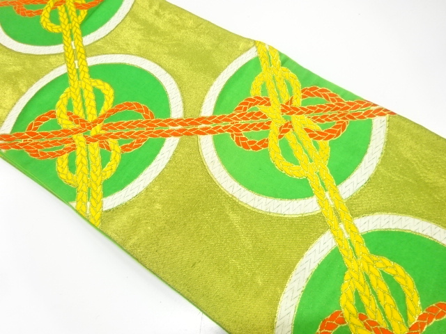 SALE!! JAPANESE KIMONO / ANTIQUE OBI FOR KIDS / SILK / WOVEN KUMIHIMO CORD PATTERN