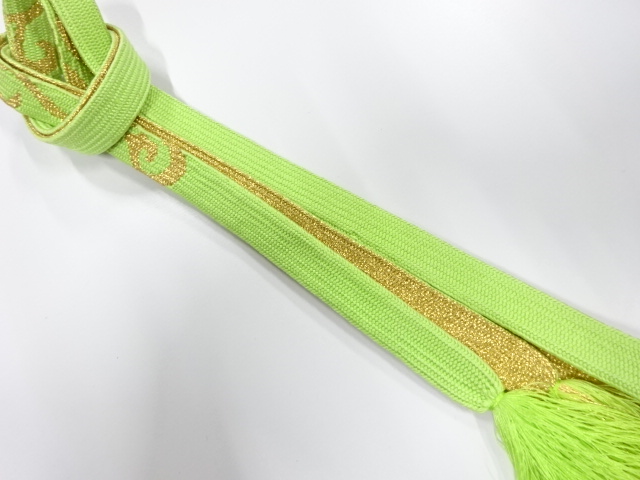 SALE!! JAPANESE KIMONO / KORAI HAND-TIED OBIJIME