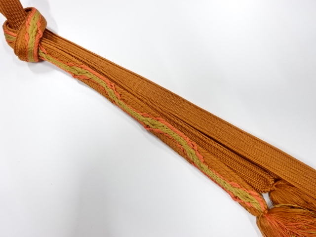 SALE!! JAPANESE KIMONO / KORAI HAND-TIED OBIJIME
