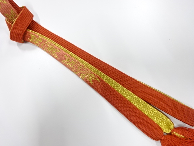 SALE!! JAPANESE KIMONO / KORAI HAND-TIED OBIJIME
