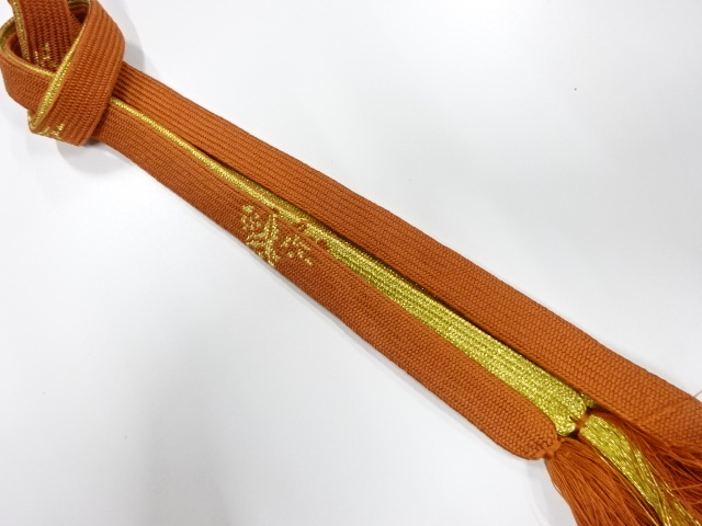 SALE!! JAPANESE KIMONO / KORAI HAND-TIED OBIJIME