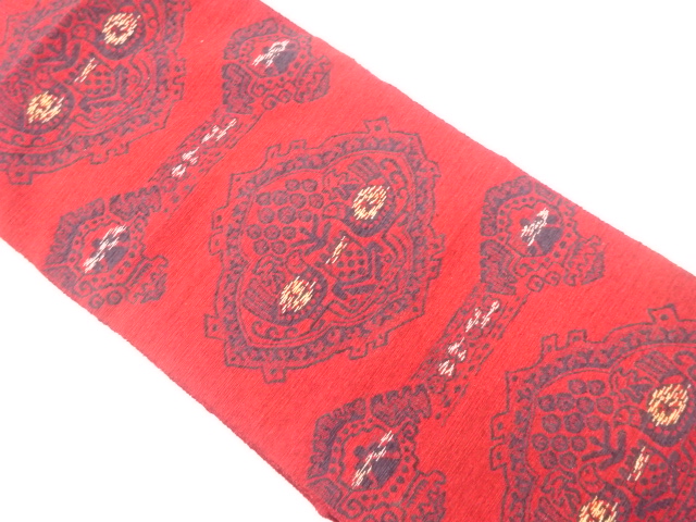 SALE!! JAPANESE KIMONO / ANTIQUE NAGOYA OBI / SILK / WOVEN SARASA