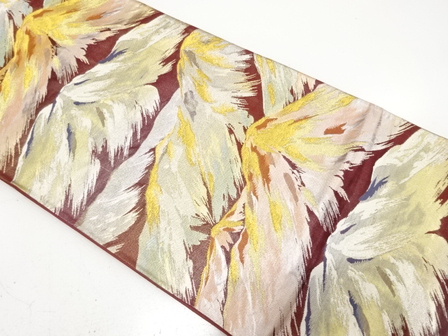 JAPANESE FUKURO OBI / WOVEN DISTANT MOUNTAINS