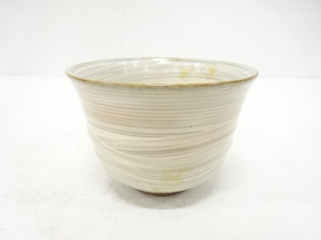 SALE!! JAPANESE TEA CEREMONY / TEA BOWL CHAWAN / BRUSH-MARKED