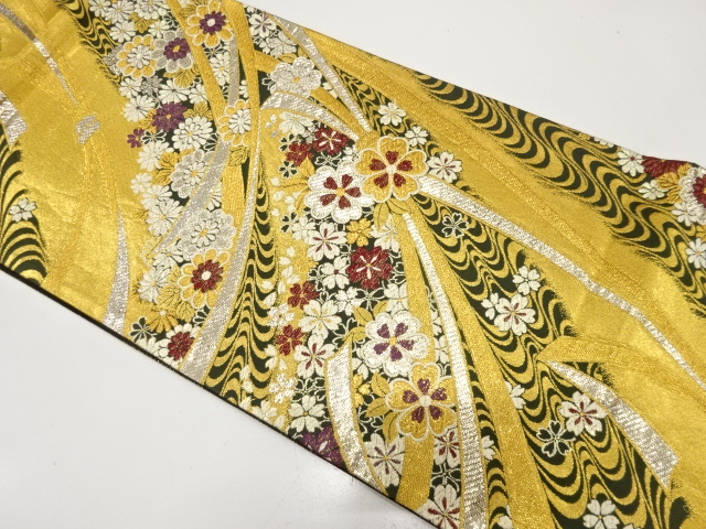 SALE!! JAPANESE FUKURO OBI FOR FURISODE / WOVEN SAKURA