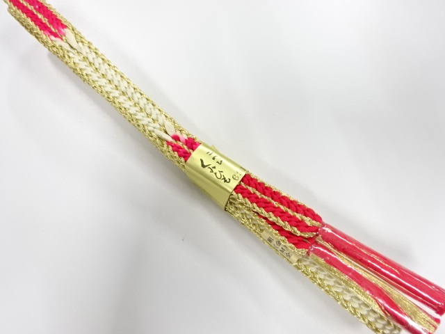 SALE!! JAPANESE KIMONO / UNUSED HAND-TIED OBIJIME