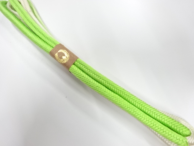 JAPANESE KIMONO / UNUSED HAND-TIED OBIJIME