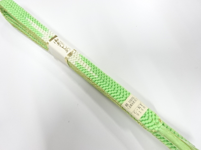 SALE!! JAPANESE KIMONO / UNUSED HAND-TIED OBIJIME
