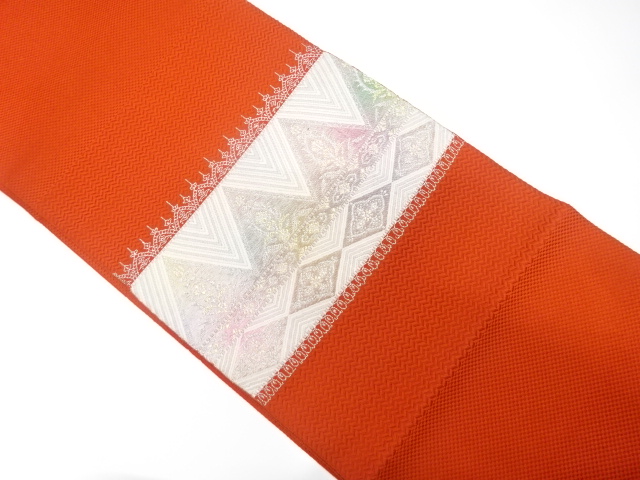 SALE!! JAPANESE KIMONO / ANTIQUE NAGOYA OBI / SILK / WOVEN STRIPE