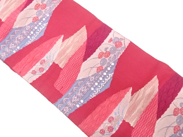 SALE!! JAPANESE KIMONO / ANTIQUE NAGOYA OBI / SILK / WOVEN SARASA
