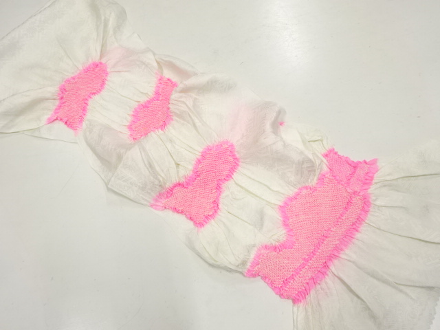 SALE!! JAPANESE KIMONO / OBIAGE / SHIBORI 