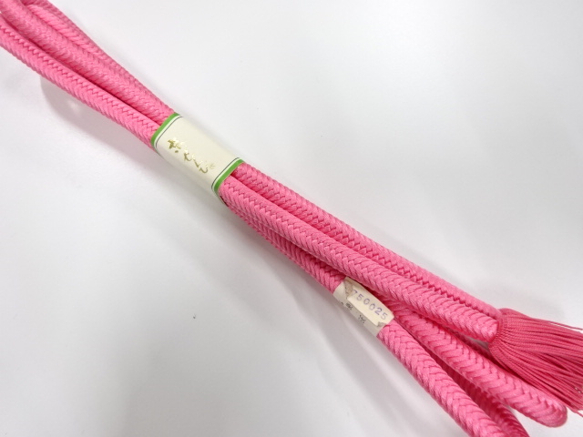 SALE!! JAPANESE KIMONO / UNUSED TWISTED TASSEL HAND-TIED OBIJIME