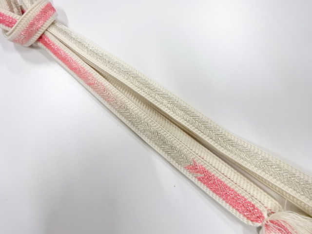 SALE!! JAPANESE KIMONO / HAND-TIED OBIJIME