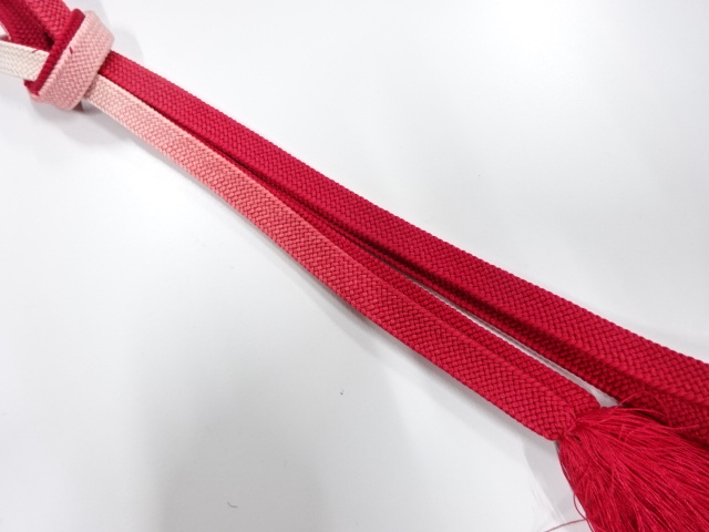 SALE!! JAPANESE KIMONO / HAND-TIED OBIJIME