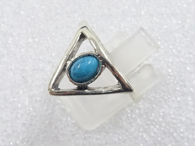 SALE!! JAPANESE KIMONO / ANTIQUE COLORED STONE RING (SIZE 15)