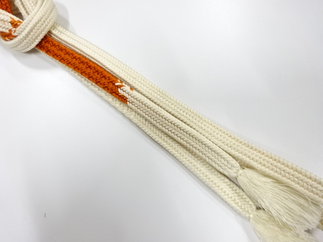 SALE!! JAPANESE KIMONO / HAND-TIED OBIJIME