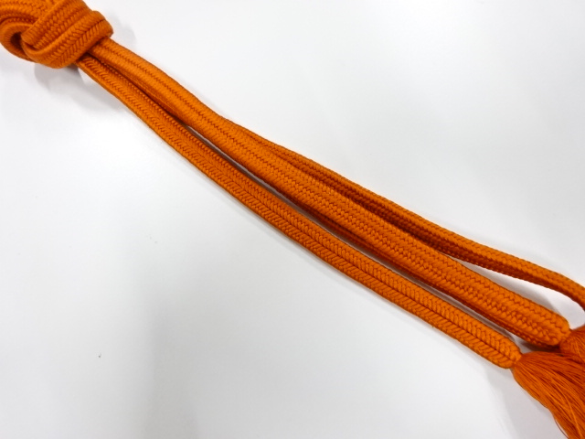 SALE!! JAPANESE KIMONO / HAND-TIED OBIJIME