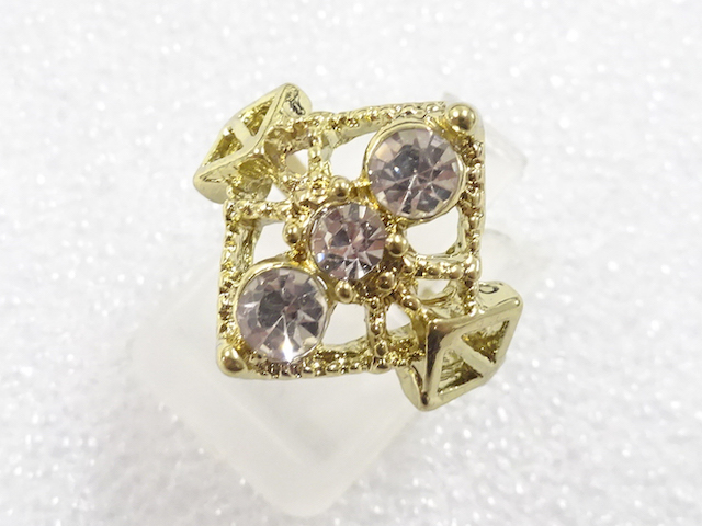 SALE!! CRYSTAL FASHION RING / JP SIZE 11