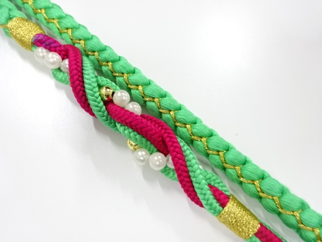 SALE!! JAPANESE KIMONO / UNUSED / OBIJIME CORD FOR FURISODE 