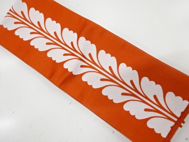 JAPANESE HANHABA OBI / WOVEN DOKKOFUJI PATTERN