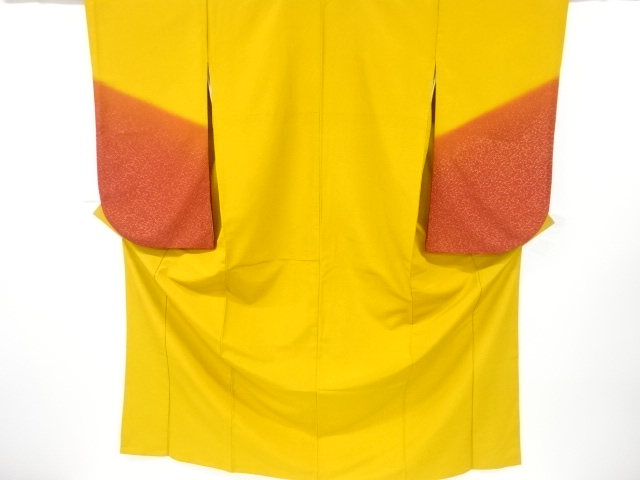 JAPANESE KIMONO / VINTAGE LONG SLEEVES KIMONO / SCATTERED NORI PATTERN