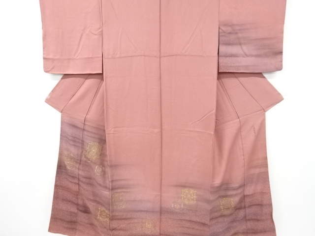 SALE!! JAPANESE KIMONO / VINTAGE HOMONGI / SILK / EMBROIDERY / MIST