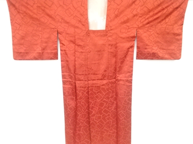 SALE!! JAPANESE KIMONO / VINTAGE RAIN COAT / WOVEN SHIKISHI PATTERN