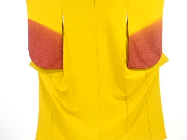 JAPANESE KIMONO / VINTAGE LONG SLEEVES KIMONO / SCATTERED NORI PATTERN