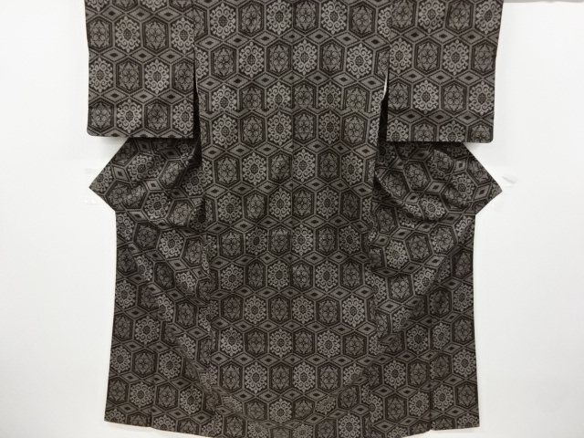 SALE!! JAPANESE KIMONO / DORO OSHIMA TSUMUGI (5 maruki)