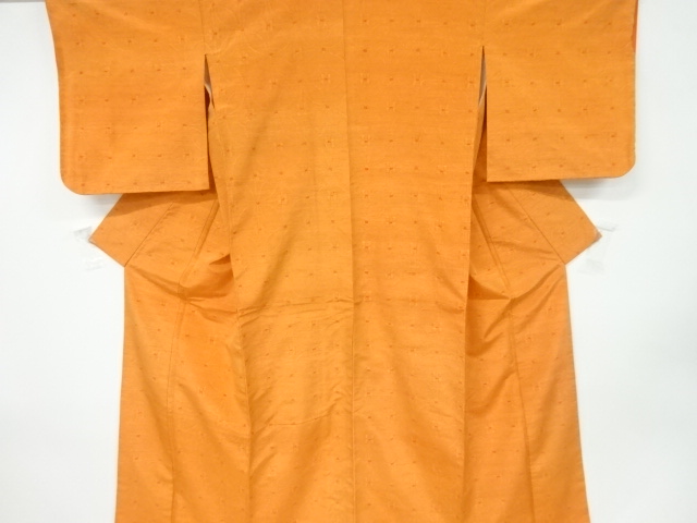 SALE!! JAPANESE KIMONO / VINTAGE KIMONO / SILK / TSUMUGI / WOVEN SHIPPO PATTERN