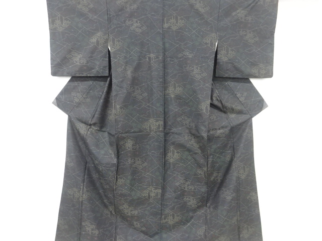 SALE!! JAPANESE KIMONO / DORO OSHIMA TSUMUGI