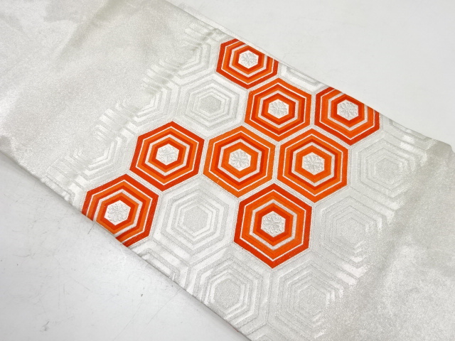 SALE!! JAPANESE KIMONO / NAGOYA OBI / SILK / WOVEN KIKKO