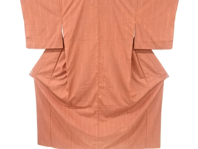 SALE!! JAPANESE KIMONO / ANTIQUE KIMONO / SILK / TSUMUGI / WOVEN CROSS KASURI PATTERN