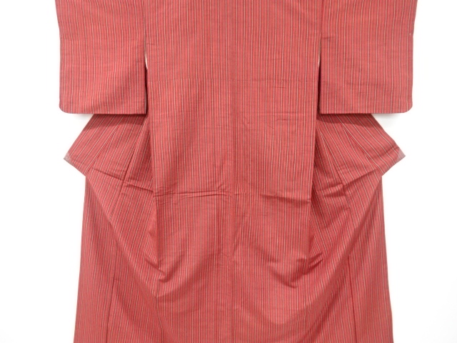 SALE!! JAPANESE KIMONO / TSUMUGI / WOVEN STRIPE