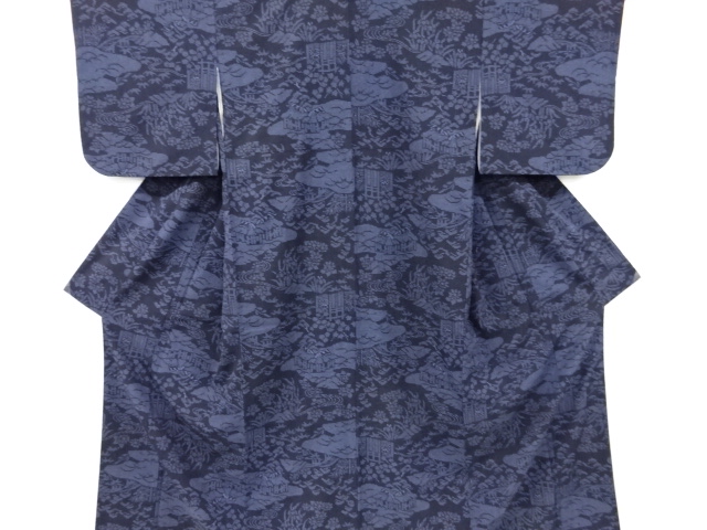 SALE!! JAPANESE KIMONO / HON SHIOZAWA / WOVEN CHAYATSUJI