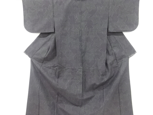 SALE!! JAPANESE KIMONO / HITOE KIMONO / SILK / HAND WOVEN TSUMUGI / MAPLE