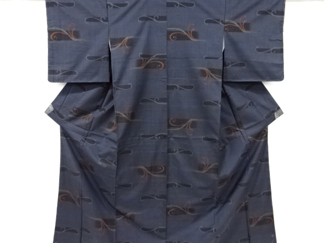SALE!! JAPANESE KIMONO / UNUSED DORO OSHIMA TSUMUGI (5 maruki)