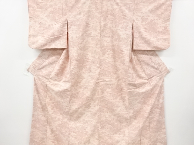 SALE!! JAPANESE KIMONO / TSUMUGI / FLORAL PLANTS