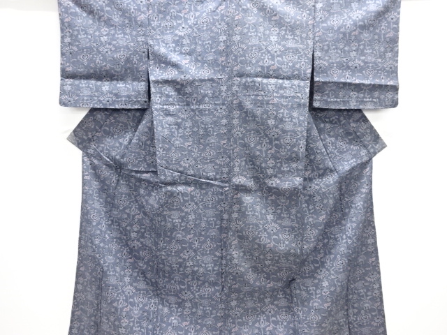 JAPANSES KIMONO / HITOE KIMONO / TAISHO ROMAN STYLE / WOVEN FLORAL SARASA