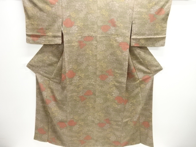 SALE!! JAPANESE KIMONO / KOMON / FLORAL PLANTS