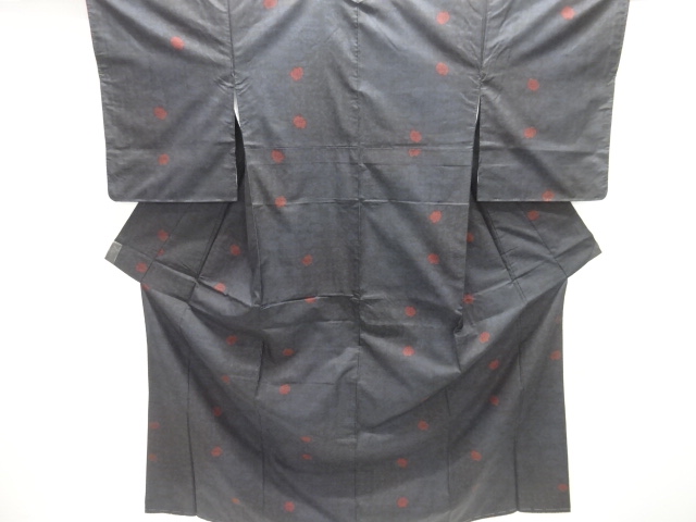 SALE!! JAPANESE KIMONO / DORO OSHIMA TSUMUGI (5 maruki)