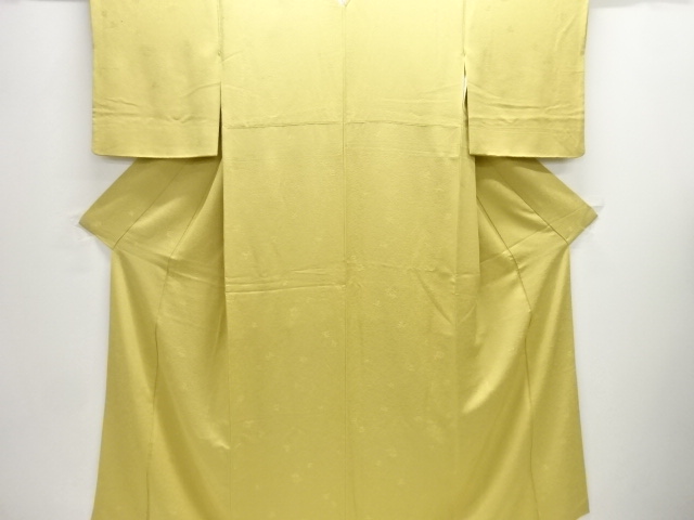 SALE!! JAPANESE KIMONO / IROMUJI / WOVEN FLORAL PLANTS