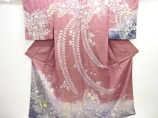 【京花美】◆花A89◆付下げ反物　訪問着　正絹　未使用品　9点　リメイク☆彡☆彡 リサイクル・アンティーク着物販売：Shinei