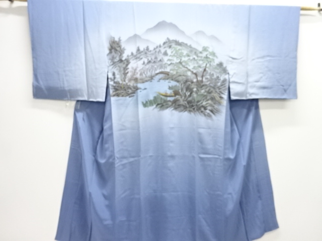 SALE!! JAPANESE KIMONO / ANTIQUE MENS JUBAN / SILK / ANGLER
