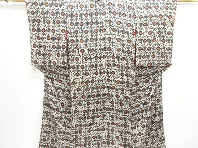 ＜銀の斧＞アンティーク錦紗地長じゅばん・長襦袢・大正浪漫・細工用にも 銀の斧＞アンティーク錦紗地長じゅばん・長襦袢・大正浪漫・細工用にも