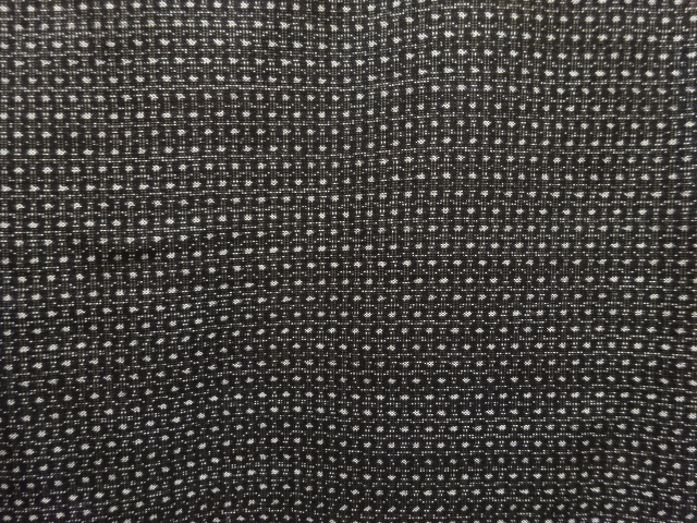 SALE!! JAPANESE KIMONO / ANTIQUE MENS KIMONO / DORO OSHIMA TSUMUGI / ENSEMBLE / SILK